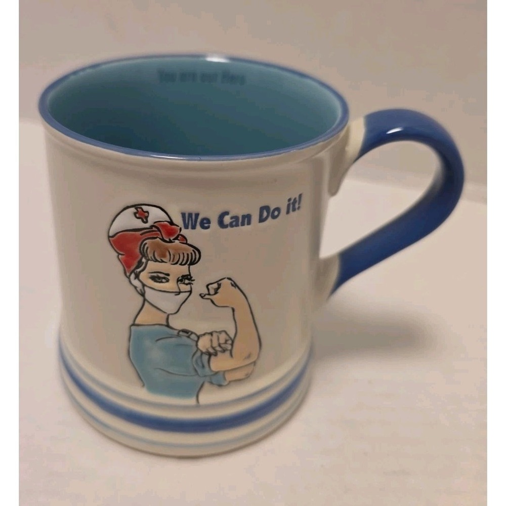 Spectrum Designs Nurse Rosie the Riveter Mug We Can Do It You Are Our Hero 2020